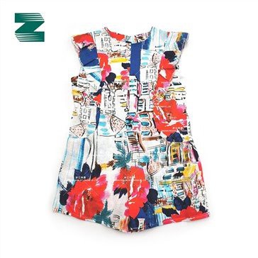 Lina auduma kombinezons ar apaļu apkakli bez piedurknēm