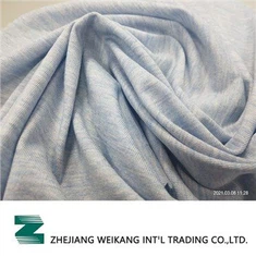 Trikotāžas viskozes kokvilnas viena džersija auduma melanža efekti