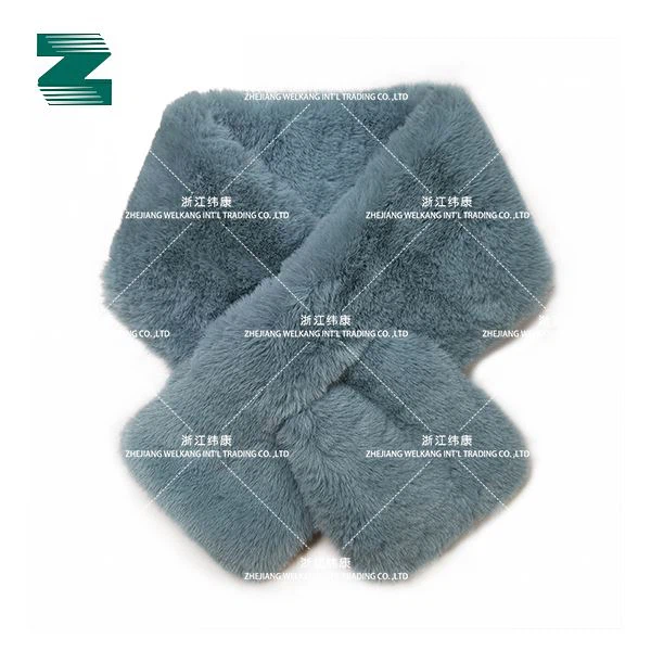 Solid Color Faux Fur Scarf